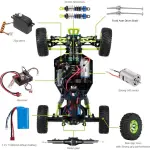 سيارة الدفع الرباعي للكبار WLtoys Across 12428 تحكم عن بعد