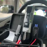(8×1)منفاخ هواء + مكنسة + باور بانك للسيارة جهاز