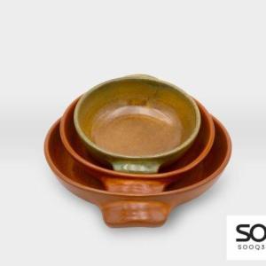 طقم قلايات مشغولات خزفية