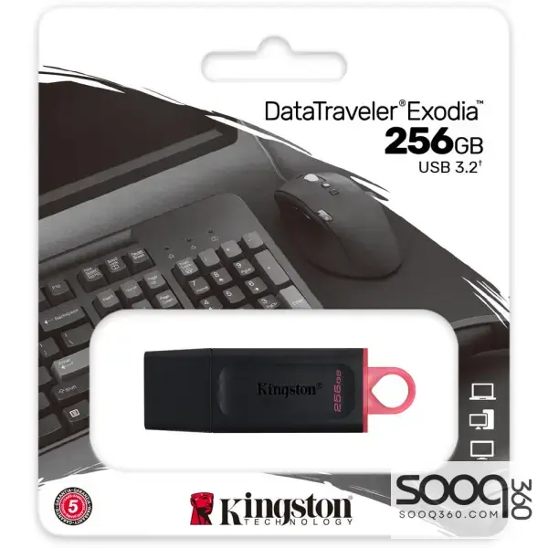 Kingston DataTraveler Exodia 256GB USB 3.2 Flash Drive