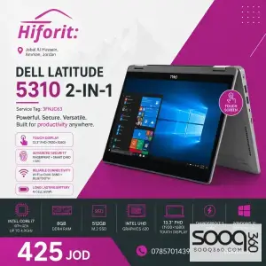 Dell Latitude 5310 2-in-1 13.3" Touch – Core i7-10610U, 8GB, 512GB SSD