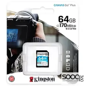 Kingston Canvas Go! Plus 64GB SDG3 Memory Card