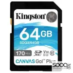 Kingston Canvas Go! Plus 64GB SDG3 Memory Card