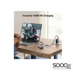 UGREEN 15598 Revodok 6 in 1 USB C Hub Gigabit Ethernet Adapter with 4K HDMI