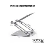 UGREEN 40291 Adjustable Laptop Stand Easy height adjustment