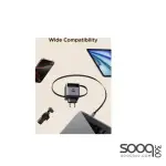 UGREEN ( 65825) 65W GaN Fast Charger with Retractable Cable