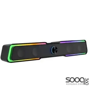 HP DHE-6002S Wired RGB lights desktop long strip speaker