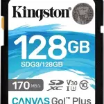 Kingston Canvas Go! Plus 128GB SDG3 Memory Card