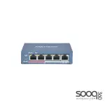 Hikvision 4 Port Fast Ethernet Unmanaged POE DS-3E0105P-E(B) Switch