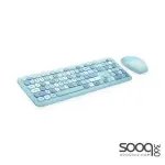 KM-666 Wireless keyboard and mouse combo 2.4g (multi-color)