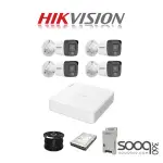 Hikvision 2mp 4 Cameras ColorVu Security System