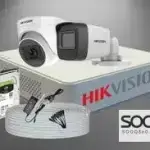 Hikvision 2 Cameras 5mp Hybrid Light Security System