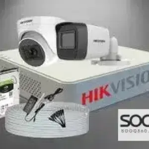 Hikvision 2 Cameras 5mp Hybrid Light Security System