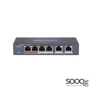 Hikvision 4 Port Fast Ethernet Unmanaged POE DS-3E0106P-E/M Switch
