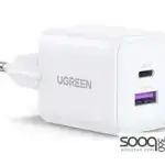 UGREEN (65015) 30W 2-Port GaN Fast Charger White EU