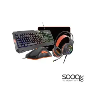 Meetion C-505 wired RGB LED mouse keyboard headset mouse pad set