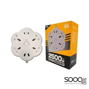 2500W 6 Port Power Socket 4404 with 2 TYPE C Port