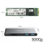 Blueendless BS HC702 Docking Station 7 IN 1 Type C Adapter HUB