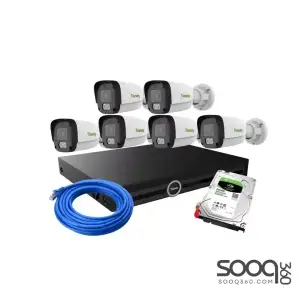 Tiandy 5mp-6Cameras Security System