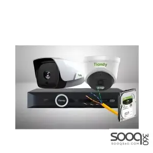 Tiandy 2mp ColorVU-6Cameras Security System