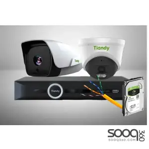 Tiandy 2MP ColorVU-4 Cameras Security System