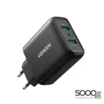 UGREEN (10216) USB Fast Charger EU Black 36W