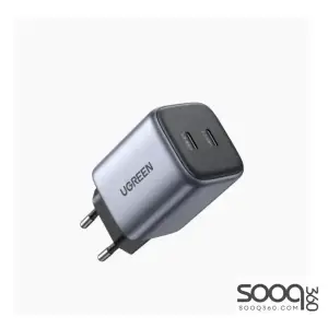 UGREEN (90573) USB-C+USB-C 45W PD GaN Tech Charger EU Grey