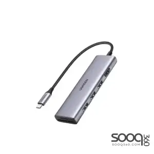 UGREEN (80132) USB-C Hub HDMI 4K + 3 USB 3.0 + PD Charging 5Gbps Aluminum