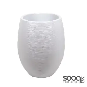 قوار نباتات إيدا - أبيض 53 لتر 50 * 60 سم