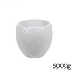 قوار نباتات إيدا - أبيض 46 لتر 50 * 45 سم