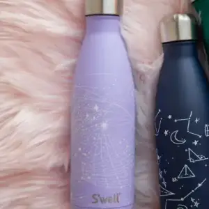 S’well Periwinkle Stars Stainless-steel Water Bottle With Handle (500 Ml)