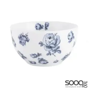 KATIE ALICE VINTAGE INDIGO FLORAL CEREAL BOWL