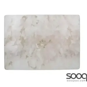 30 X 23 CM CREATIVE TOPS GREY MARBLE PACK OF 4 LARGE PREMIUM PLACEMATS