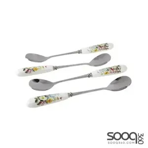 KATIE ALICE ENGLISH GARDEN SET OF 4 TEASPOONS
