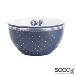 KATIE ALICE VINTAGE INDIGO SPOT CEREAL BOWL