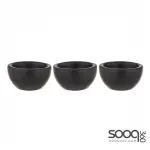EMERSON BLACK 3PK MINI PINCH BOWL