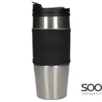 LA CAFETIERE 450ML TRAVEL FLASK PP INNER STAINLESS STEEL OUTER SILVER