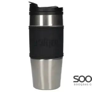 LA CAFETIERE 450ML TRAVEL FLASK PP INNER STAINLESS STEEL OUTER SILVER