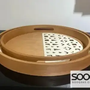 قطعتين _طقم صواني
