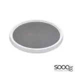COPCO BASICS LAZY SUSAN TURNTABLE AND KITCHEN CUPBOARD ORGANISER, 30 CM, WHITE/GREY