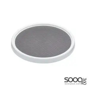 COPCO BASICS LAZY SUSAN TURNTABLE AND KITCHEN CUPBOARD ORGANISER, 30 CM, WHITE/GREY