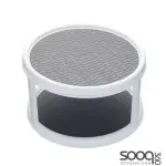 COPCO BASICS PLASTIC 2-TIER LAZY SUSAN-STYLE KITCHEN WORKTOP AND SHELF ORGANISER, 30 CM