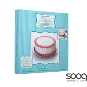 KITCHENCRAFT SWEETLY DOES IT TURNTABLE CAKE STAND, GIFT BOX, GLASS, 30 CM