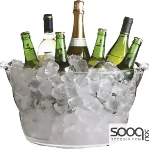 BAR CRAFT MIX IT ACRYLIC LARGE OVAL DRINKS PAIL / COOLER