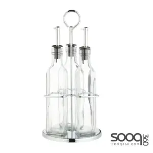 KITCHEN CRAFT GLASS OIL AND VINEGAR- GIFT BOXED