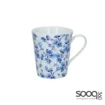 MIKASA HAMPTON PORCELAIN 330ML WHITE FLOWER CONICAL MUG