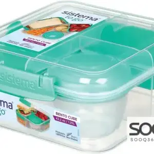 Sistema Go Collection Bento Box Clear 42 oz./1.25L