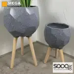 قوار نباتات فخار 24 * 24 * 20 سم