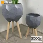 قوار نباتات فخار 32 * 32 * 26 سم - عدد 1