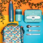 BUILT Retro Lunch Box with Cutlery - 1 L